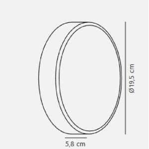 https://discount-led.fr/de/ Oliver rund Wandleuchte Schwarz 9W 3000K IP54  44,90 €  35,92 €    2218261003
