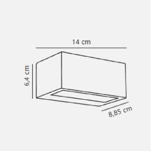 https://discount-led.fr/nl/ Nene wandlamp zwart 10,5W 3000K IP54  74,90 €  59,92 €    872723