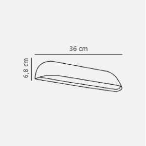 https://design-led.fr/pt/ Candeeiro de parede Front 36 Preto 13,9W 3000K IP44 139,90 € 118,91 € 84091003