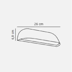 https://design-led.fr/it/ Lampada a parete Front 26 Nero 9,8W 3000K IP44 99,00 € 84,15 € 84081003