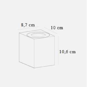 https://design-led.fr/pt/ Canto Kubi 2 Aplique de parede Branco 10.6W 3000K IP44 99,00 € 84,15 € 49711001