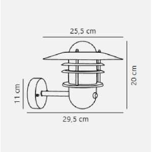 https://design-led.fr/pt/ Agger Aplique de parede Aço galvanizado E27 IP54 74,00 € 62,90 € 74481031