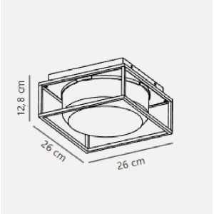 https://design-led.fr/pt/ Luminária de teto Griffin Preto fumado 2xE27 IP44 79,90 € 67,91 € 2218126047