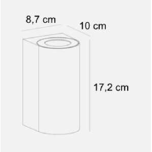 https://design-led.fr/it/ Canto Maxi 2 Lampada da parete in acciaio inox 2xGU10 IP44 99,00 € 84,15 € 49721034