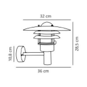 https://design-led.fr/nl/ Lonstrup 32 Sensor wandlamp Verzinkt staal E27 IP44 114,00 € 96,90 € 71412031