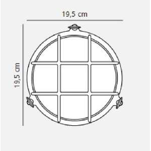 https://design-led.fr/it/ Polperro Lampada da parete Ottone E27 IP64 139,00 € 118,15 € 49021035