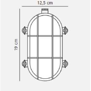 https://design-led.fr/it/ Helford Lampada da parete Ottone E27 IP64 139,00 € 118,15 € 49031035