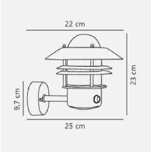 https://discount-led.fr/it/ Blokhus Up Sensor Lampada da parete in rame E27 IP54  219,90 €  175,92 €    25031030
