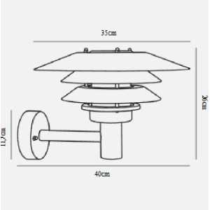 https://design-led.fr/it/ Veno Lampada da parete in rame E27 IP54 399,00 € 339,15 € 10600625