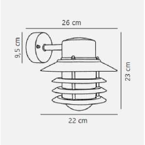 https://discount-led.fr/pt/ Candeeiro de parede Vejers Down Preto E27 IP54  64,90 €  51,92 €    74471003