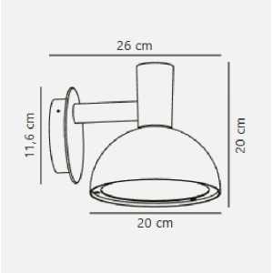 https://design-led.fr/pt/ Arki 20 Aplique de parede Aço galvanizado E27 IP54 164,90 € 140,17 € 75181031