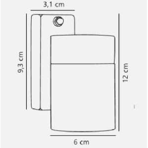 https://design-led.fr/de/ Tin Single Wandleuchte Schwarz 1 x GU10 IP54 39,00 € 33,15 € 21269903