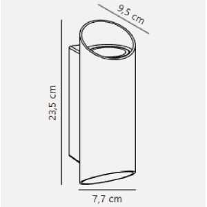 https://discount-led.fr/pt/ Nico Round 22 Aplique de parede cor de ferrugem 2 X GU10 IP54  44,90 €  35,92 €    2218231009