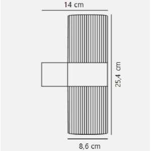 https://design-led.fr/it/ Kyklop Increspatura Applique 2 X GU10 ruggine IP54 59,00 € 50,15 € 2318051009