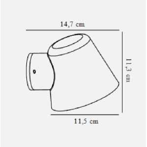https://design-led.fr/nl/ Aleria Wandlamp Zwart GU10 Grijs IP44 39,90 € 33,92 € 2019131010