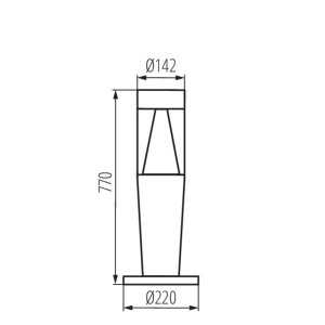 https://design-led.fr/gb/ Architectural luminaire with replaceable source 3xGU10 INVO-TR 77cm 114,50 € 97,33 € 29176