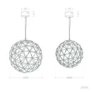 https://design-led.fr/it/ Lampada a sospensione Gloria LED argento 28w Ø50 cm 92 led CCT dimmerabile 290,00 € 246,50 € A2607