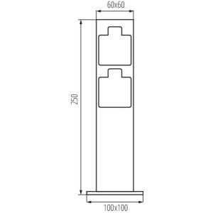 https://design-led.fr/pt/ Poste de jardim com tomadas de 230 V NASTO 25 cm 38,70 € 32,90 € 36586