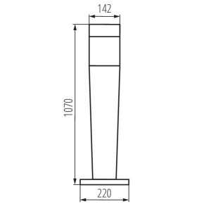https://design-led.fr/gb/ Architectural luminaire with replaceable source 1 x E27 INVO-OP 107cm 164,90 € 140,17 € 29173