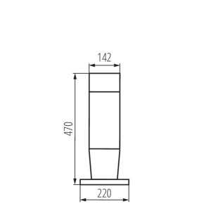 https://design-led.fr/pt/ Luminária de arquitetura com fonte substituível 1 x E27 INVO-OP 47cm 131,40 € 111,69 € 29171