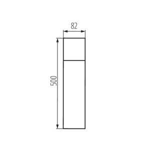 https://design-led.fr/gb/ Outdoor luminaire with replaceable source 1 x E27 VADRA 50cm 34,80 € 29,58 € 29012