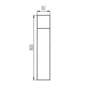 https://design-led.fr/fr/ Luminaire extérieur avec source remplaçable 1 x E27 VADRA 80cm 29013 48,40 € 41,14 € 29013