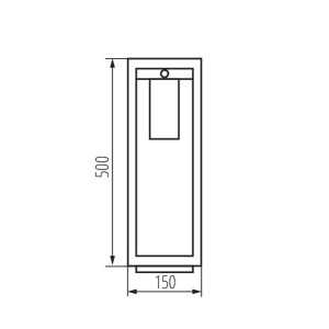 https://design-led.fr/nl/ Buitenlamp & detector met vervangbare bron 1 x E27 VIMO 50cm bruin 88,60 € 75,31 € 34987