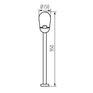 https://design-led.fr/fr/ Luminaire extérieur avec source remplaçable 1 x E27 LIEGO 95cm 36530 58,10 € 49,39 € 36530