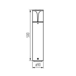 https://discount-led.fr/nl/ Buitenlamp met vervangbare bron 1 x E27 PRESO 50cm  37,20 €  29,76 €    36541