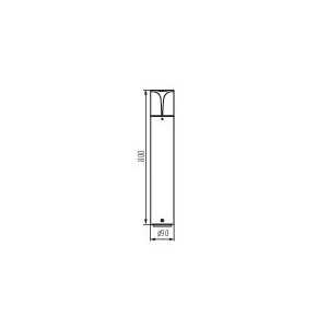 https://design-led.fr/de/ Außenleuchte mit austauschbarem Leuchtmittel 1 x E27 PRESO 80cm 50,90 € 43,27 € 36540