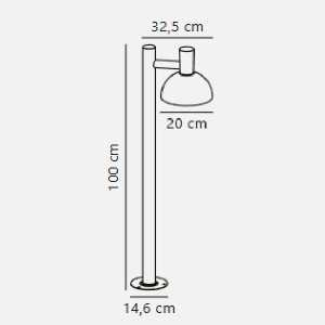 https://discount-led.fr/de/ Arki 100 Pfosten Verzinkter Stahl E27 IP54  199,90 €  159,92 €    2118108031