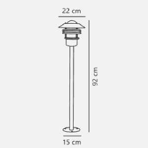 https://discount-led.fr/es/ Poste Vejers Acero galvanizado E27 IP54  124,90 €  99,92 €    25118031