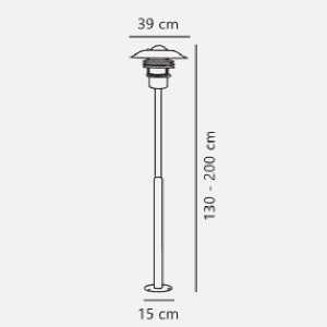 https://design-led.fr/de/ Vejers 2M Pfahl Galvanisierter Stahl E27 IP54 349,90 € 297,41 € 25168031