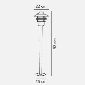 https://design-led.fr/de/ Blokhus Pfahl Kupfer E27 IP54 299,90 € 254,92 € 25078030