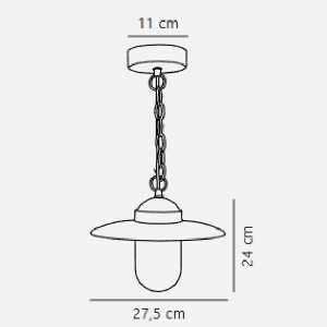 https://discount-led.fr/es/ Luxemburgo Lámpara colgante color óxido E27 IP33  69,90 €  55,92 €    72805009