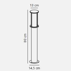 https://design-led.fr/pt/ Poste Linton Aço galvanizado E27 IP54 89,90 € 76,42 € 2218308031