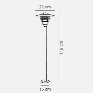 https://design-led.fr/fr/ Lonstrup 32 Potelet Acier galvanisé E27 IP44 71428031 134,90 € 114,67 € 71428031