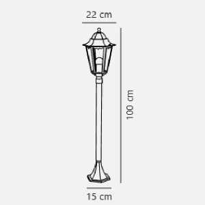 https://discount-led.fr/nl/ Cardiff Post Zwart E27 IP44  54,90 €  43,92 €    74398003