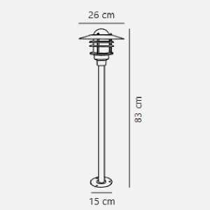 https://design-led.fr/pt/ Poste Agger Aço galvanizado E27 IP54 94,90 € 80,66 € 74528031