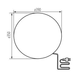 https://discount-led.fr/fr/ Luminaire extérieur imitation pierre STONO Ø 390mm1xE27  82,90 €  66,32 €    36591
