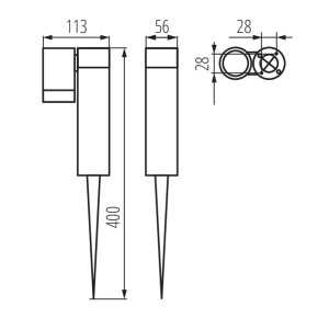 https://discount-led.fr/fr/ Projecteur Piquet USTI SP GU10 IP54  43,60 €  34,88 €    36561