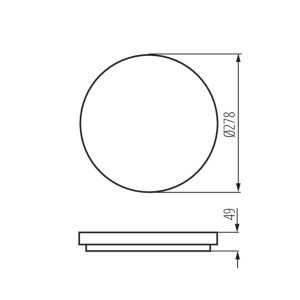 https://discount-led.fr/pt/ VARSO Detetor de teto LED Ø278 18W 4000K  46,40 €  37,12 €    26981