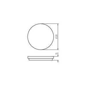 https://design-led.fr/nl/ Plafondlamp BENO LED Ø220 18w 4000k IP54 grafiet 35,00 € 29,75 € 33348