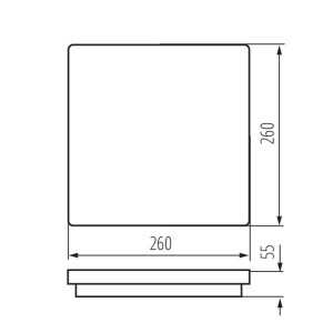 https://design-led.fr/de/ BENO LED-Deckenleuchte 260 x 260 24w 4000k IP54 graphit 46,20 € 39,27 € 33343