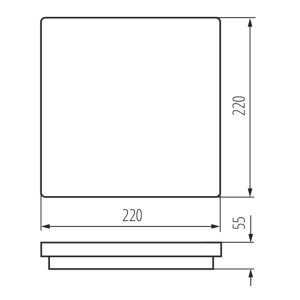 https://design-led.fr/it/ Plafoniera BENO LED 220 x 220 18w rivelatore 4000k IP54 bianco 46,00 € 39,10 € 32946