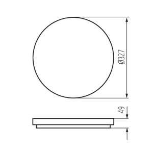 https://design-led.fr/it/ Plafoniera LED VARSO Ø327 24W 3000K 43,80 € 37,23 € 26444