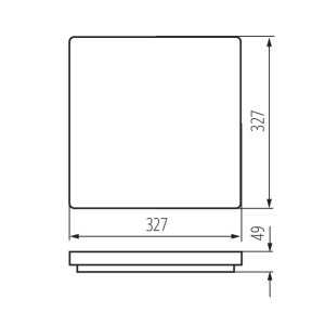 https://design-led.fr/it/ Lampada a soffitto LED VARSO 327 x 327 24W 4000K 46,50 € 39,53 € 26447
