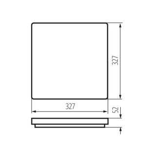 https://discount-led.fr/es/ Lámpara de techo LED VARSO 327 x 327 36W 4000K  58,80 €  47,04 €    26449