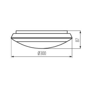 https://design-led.fr/de/ LED-Deckenlampe DABA Ø300 25W 4000K weiß 50,40 € 42,84 € 19064
