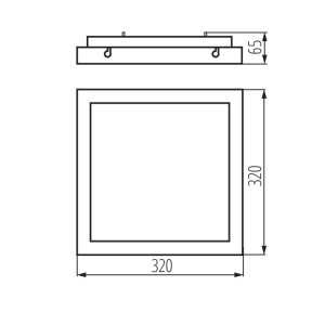 https://discount-led.fr/it/ TYBIA Rivelatore LED a soffitto 320 x 320 25W 4000K nero  72,80 €  58,24 €    24647
